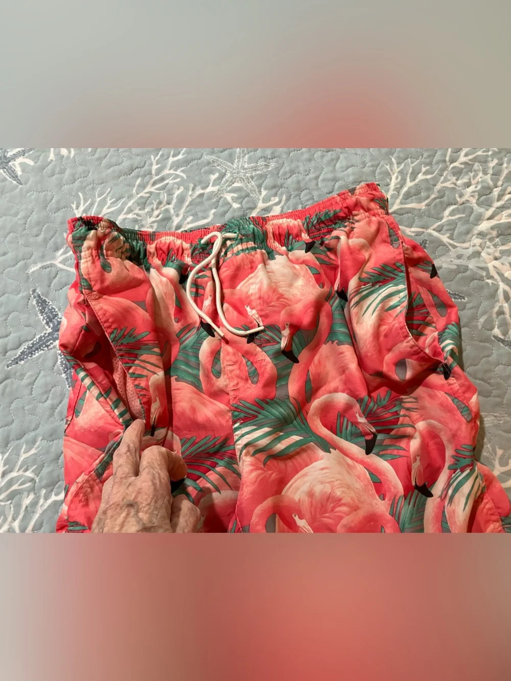 Old Navy size small net lined swim trunks